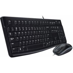 Toetsenbord en Optische Muis Logitech MK120 Zwart Spaans Qwerty Spaans