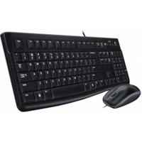 Toetsenbord en Optische Muis Logitech MK120 Zwart Spaans Qwerty Spaans - thumbnail