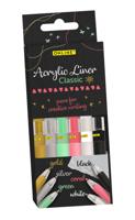 Acrylliner online classic assorti 6 stuks - thumbnail
