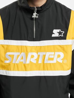 Starter / Zomerjas Half Zip Retro in zwart