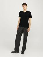 2-pack heren ondershirts V-hals - katoenen mannen T-shirts - Basic Slim fit - thumbnail