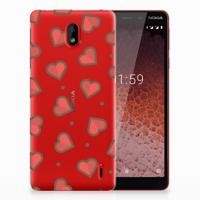 Nokia 1 Plus | TPU bumper | Hearts - thumbnail