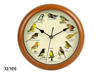 XEMM Dierengeluiden wandklok - Klok met dierengeluiden elk uur - 25 cm