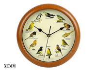 XEMM Dierengeluiden wandklok - Klok met dierengeluiden elk uur - 25 cm - thumbnail