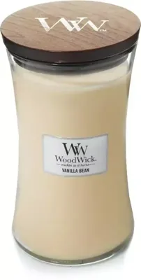 WoodWick vanilla bean large candle