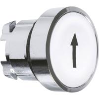 Schneider Electric ZB4BA334 ZB4BA334 Terugstelbaar (Ø) 22 mm ↑ Chroom, Wit 1 stuk(s) - thumbnail