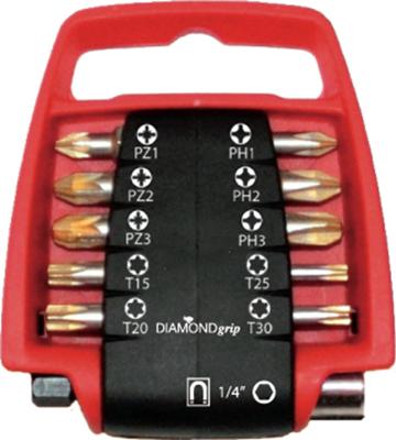 Rotec 11dlg PRO Bitclip DIAMANT RD/ZW PZ/PH/TX 25mm - 8250040 Rotec 11dlg PRO Bitclip DIAMANT RD/ZW PZ/PH/TX 25mm - 8250040