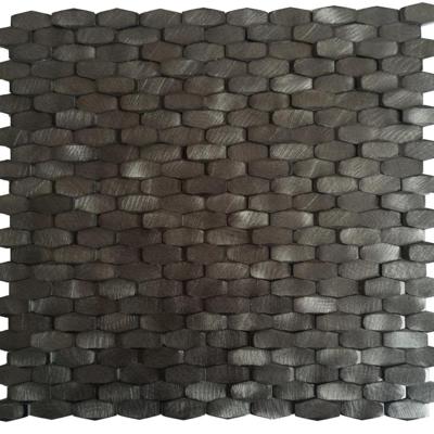 Mozaiek Tegels Dune Halley Hexagon 28.4x30 cm Gunmetal Dune