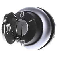 Eaton 229092 M22-WRS-A1 Sleutelknop Kunststof frontring Sleutel Zwart 1 stuk(s) - thumbnail