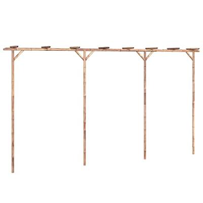 VidaXL Pergola 385x40x205 cm bamboe