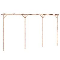 VidaXL Pergola 385x40x205 cm bamboe - thumbnail