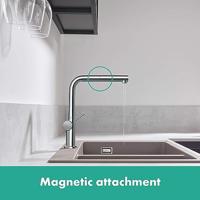 Hansgrohe Talis M54 ééngreeps keukenmengkraan 270 EcoSmart met uittrekbare uitloop, chroom - thumbnail