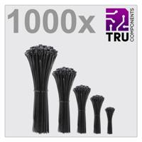 TRU COMPONENTS TC-12888560 T24CA072 Kabelbinder 3.6 mm Zwart UV-gestabiliseerd 1000 stuk(s) - thumbnail