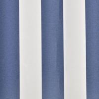 Luifeldoek 4x3 m canvas blauw en wit - thumbnail