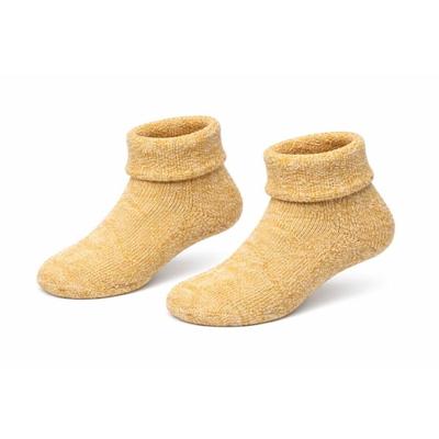 Boru - Wollen huissokken - Geel