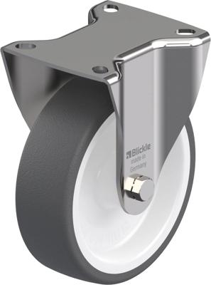 Blickle BX-POTH 125G Bokwiel Wieldiameter: 125 mm Draagvermogen (max.): 250 kg 1 stuk(s) Blickle BX-POTH 125G Bokwiel Wieldiameter: 125 mm Draagvermogen (max.): 250 kg 1 stuk(s)