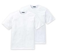 2-pack heren American T-Shirts - Wijd model heren ondershirt katoen - wit en zwart - S - S - S - thumbnail