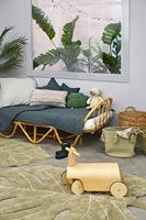 Wasbaar katoenen tapijt Mini Monstera - LORENA CANALS groen - thumbnail