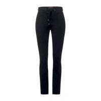Street One slim fit joggingbroek Bonny donkerblauw - thumbnail