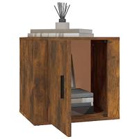 Nachtkastjes 2 st 50x39x47 cm gerookt eikenkleurig - thumbnail