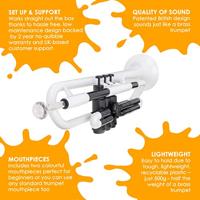 Jiggs pTrumpet White met hoes - thumbnail