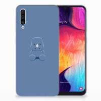 Samsung Galaxy A50 Telefoonhoesje met Naam Baby Rhino - thumbnail