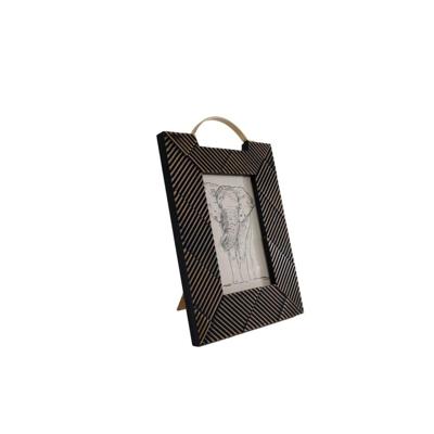 Van Manen Fotolijst Lines S Bruin Polystone 18x1,5x25,5cm