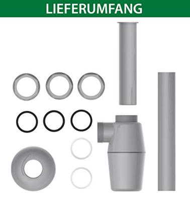 Kirchhoff ECO-SAVE plastic flessenvanger, grijs, 1 1/4"x32 mm - 98803049