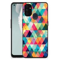 OnePlus Nord N100 Back Case Geruit - thumbnail