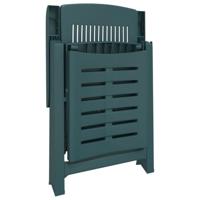 Ligstoel kunststof groen - thumbnail