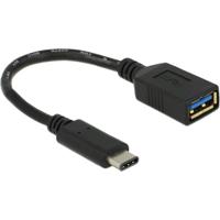 Delock USB 3.2 Gen 1 (USB 3.0) Adapter [1x USB-C stekker - 1x USB 3.2 Gen 1 bus A (USB 3.0)] 65634 15.00 cm - thumbnail