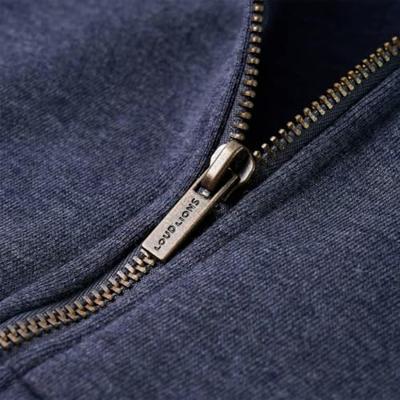 Kindervest met capuchon en rits 128 gemleerd donkerblauw Kindervest met capuchon en rits 128 gemleerd donkerblauw