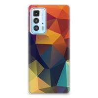 Motorola Edge 20 Pro | TPU Hoesje | Polygon Color - thumbnail