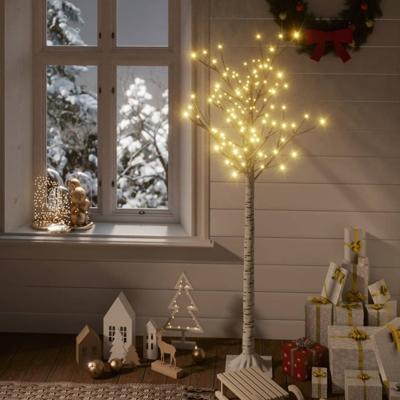 VidaXL Kerstboom wilg met 140 warmwitte led's binnen en buiten 1,5 m