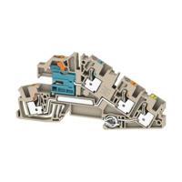 Weidmüller 2669100000 Installatie-etageklem Push-In-klem, Steekaansluiting Donkerbeige 25 stuk(s) - thumbnail