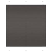 Pliss rolgordijn 120x100cm stofbreedte 119,4cm polyester zwart - thumbnail