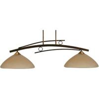 Masterlight Eetkamer hanglampBolzano 2-lichts bronsbruin - 2936-21-34 - thumbnail