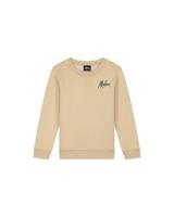 Malelions Sweater signature gestreept - Licht bruin / Navy blauw - thumbnail