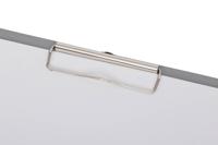 Klembordmap maul a4 staand penlus pvc zilvergrijs | 12 stuks - thumbnail