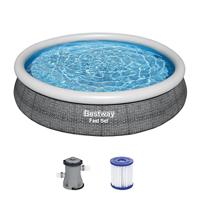Bestway zwembadset rond 366x76 cm - thumbnail