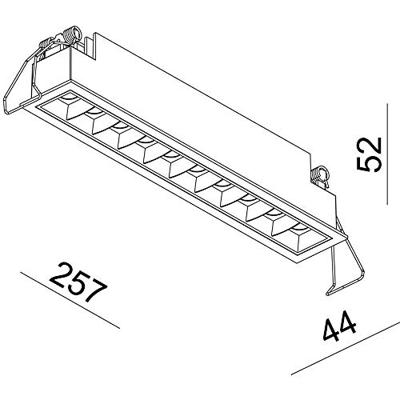 Deko Light 565251 Ceti 10 LED-inbouwlamp LED LED vast ingebouwd Energielabel: G (A - G) 20.20 W Wit