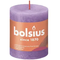 Bolsius kaars rustiek 8x7 cm helder violet - thumbnail