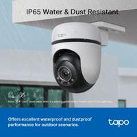 TP-Link Tapo Pan/Tilt Outdoor Security WiFi-camera, 2K, full-colour nachtzicht, 360°, IP65, slimme AI-detectie, geluids- en lichtalarm, tot 512 GB, SD-kaartsleuf, geen hub vereist (TC41) - thumbnail
