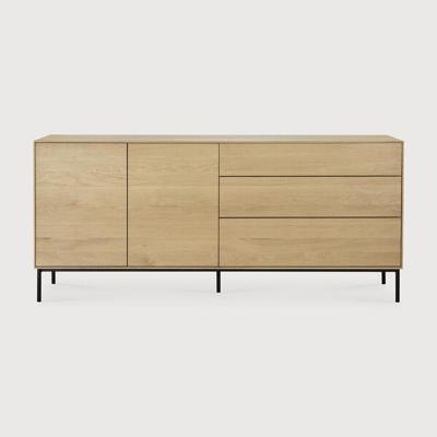 Ethnicraft Dressoir 'Whitebird' Gevernist Eikenhout, 180cm, kleur Naturel