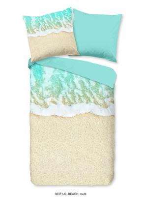 Good Morning Dekbedovertrek "zee/ strand" - Multi - (200x200/220 cm) - Katoen