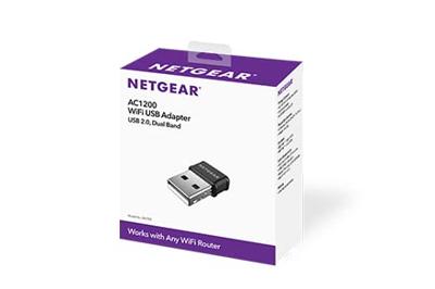 Netgear a6150 ac1200 wifi usb-adapter wlan adapter (zwart)