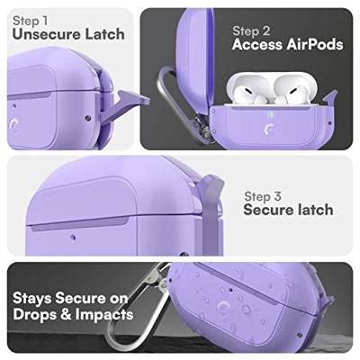 KeyBudz Element hoesje AirPods Pro (2nd gen) - Lavender