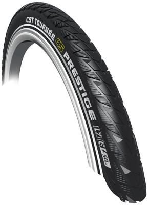 CST Buitenband tournée prestige 28 x 2.00" / 50-622 mm - zwart met reflectie