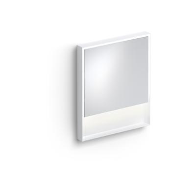 Clou Look At Me Spiegel 2700K LED-Verlichting IP44 Omlijsting In Mat Wit 70x8x80cm Clou Look At Me Spiegel 2700K LED-Verlichting IP44 Omlijsting In Mat Wit 70x8x80cm