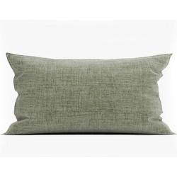 Zo Home Lino Kussensloop Linnen Look army green